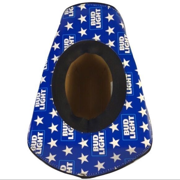 Bud Light Budweiser 4th of July Cowboy Hat Mens Womens Party Beer Fun Fourth - Picture 7 of 7